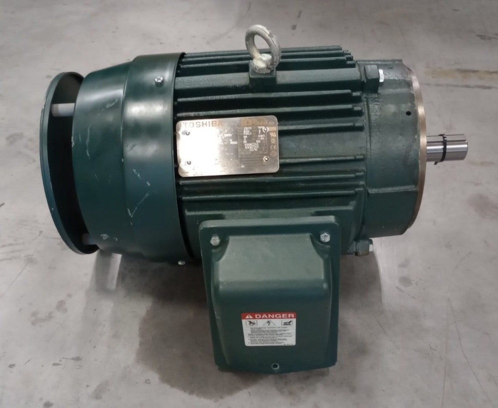 Toshiba SD-10018010 Used Electric Motor EQP 3ph 7.5hp 3500rpm 575V 213TC TEFC