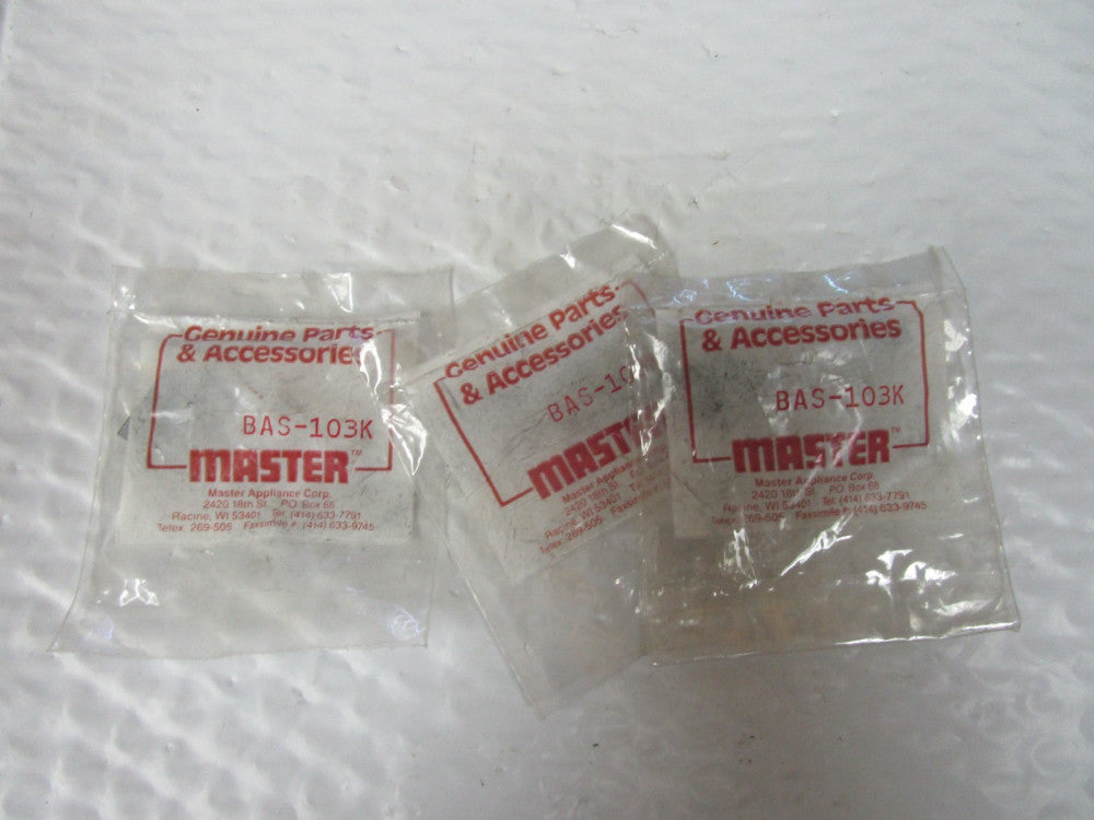 NEW LOT OF 3  MASTER GENUINE BAS-103K BRUSH AND SPRING KIT