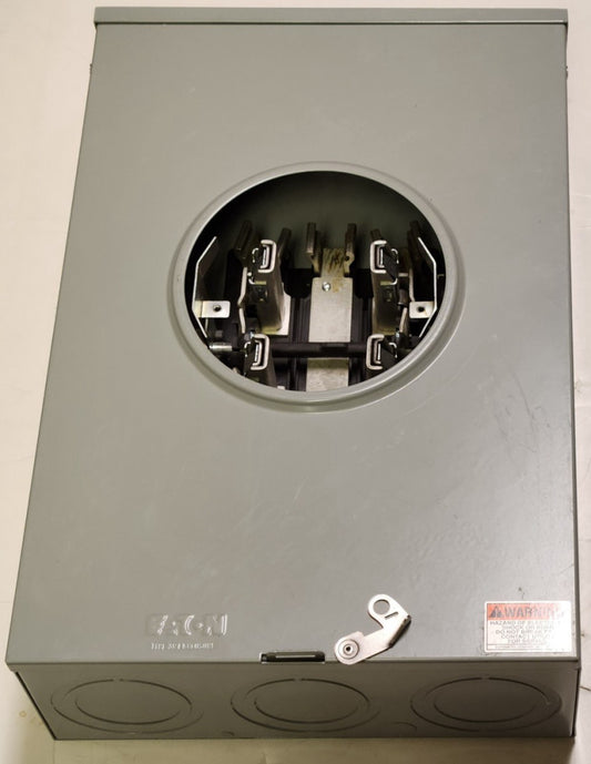 EATON UTT E5213B CH Nema 3R 600 VAC 250 AMP MAX 200 AMP Meter Base Single