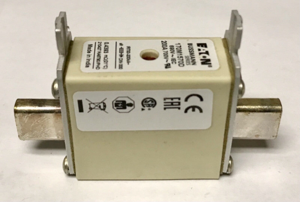 EATON BUSSMANN 170M1570D 200 AMP 690 VAC High Speed Fuse Link IEC60269-4 aR