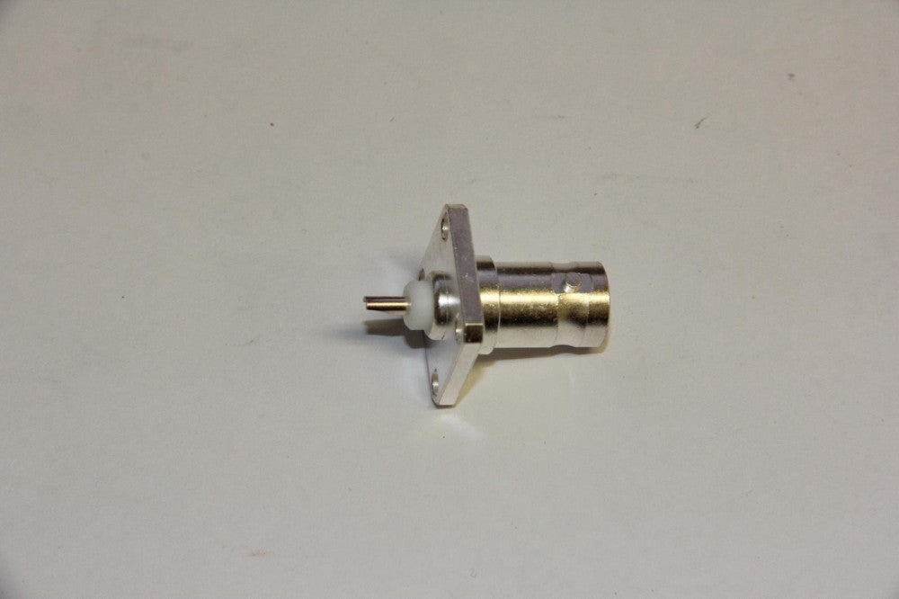 M/A-COM 1310978-1 BNC Female 4-Hole Square Flange Bulkhead Mount Connector X100