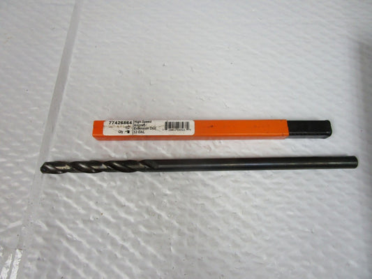 HERTEL 1/2 HIGH SPEED AIRCRAFT EXTENSION DRILL 12 OAL 77426864
