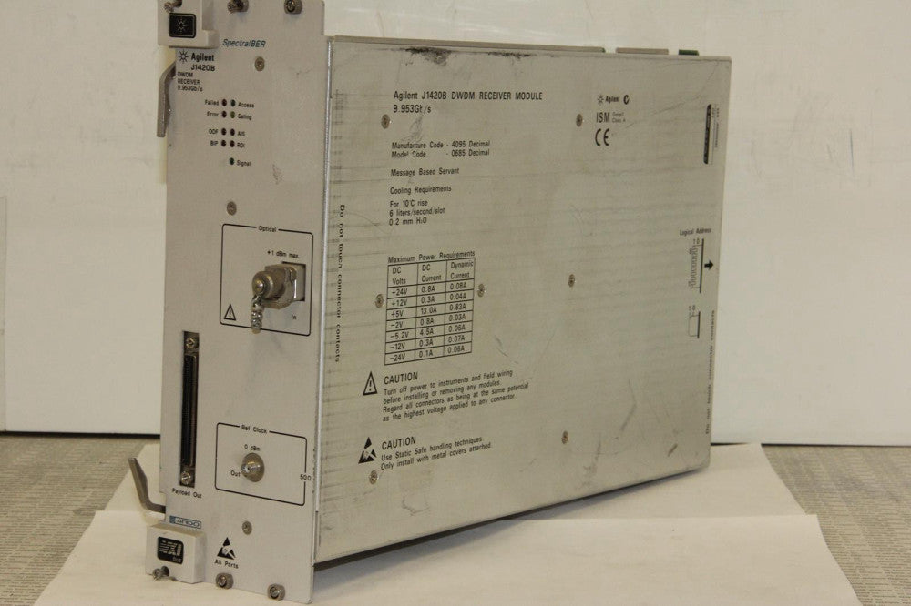 AGILENT J1420B 10Gb/s DWDM Optical Receiver Module