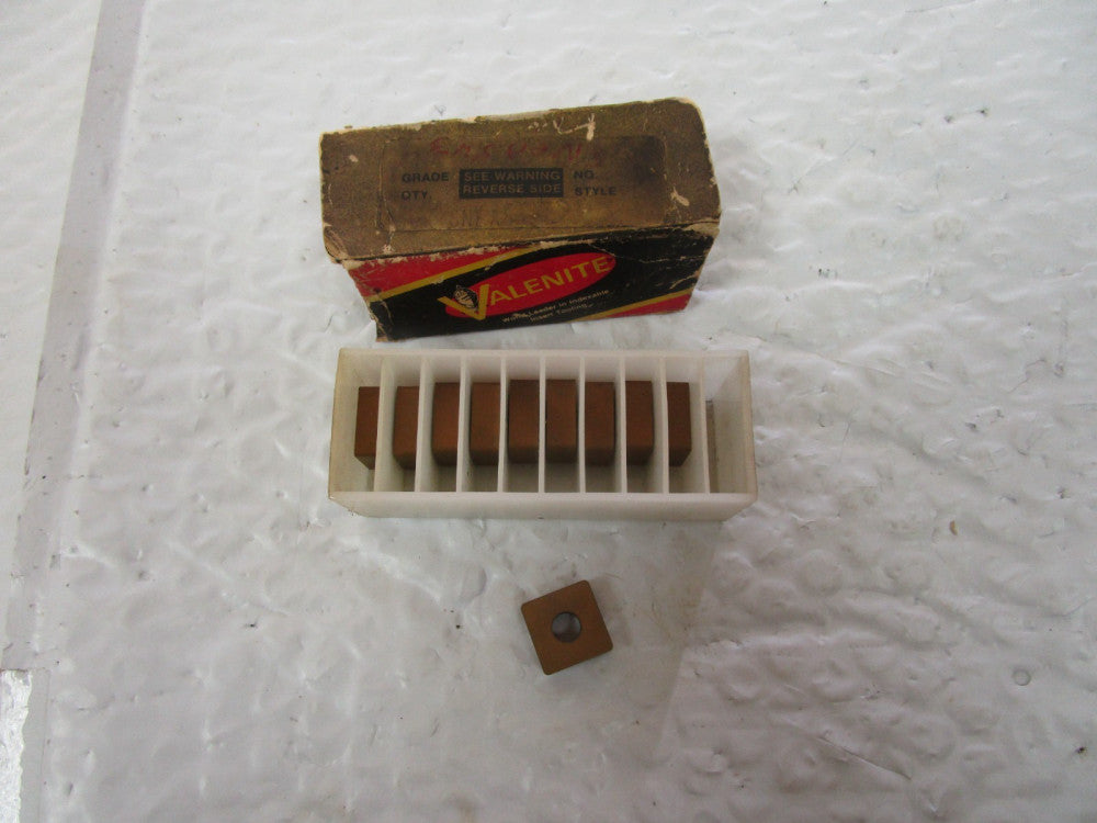 Lot Of 10 Valenite SNE Carbide Insert SNEA
