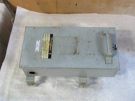 WESTINGHOUSE FUSIBLE BUS PLUG BUSWAY SWITCH 454D 339 G12 60 A AMP 600V