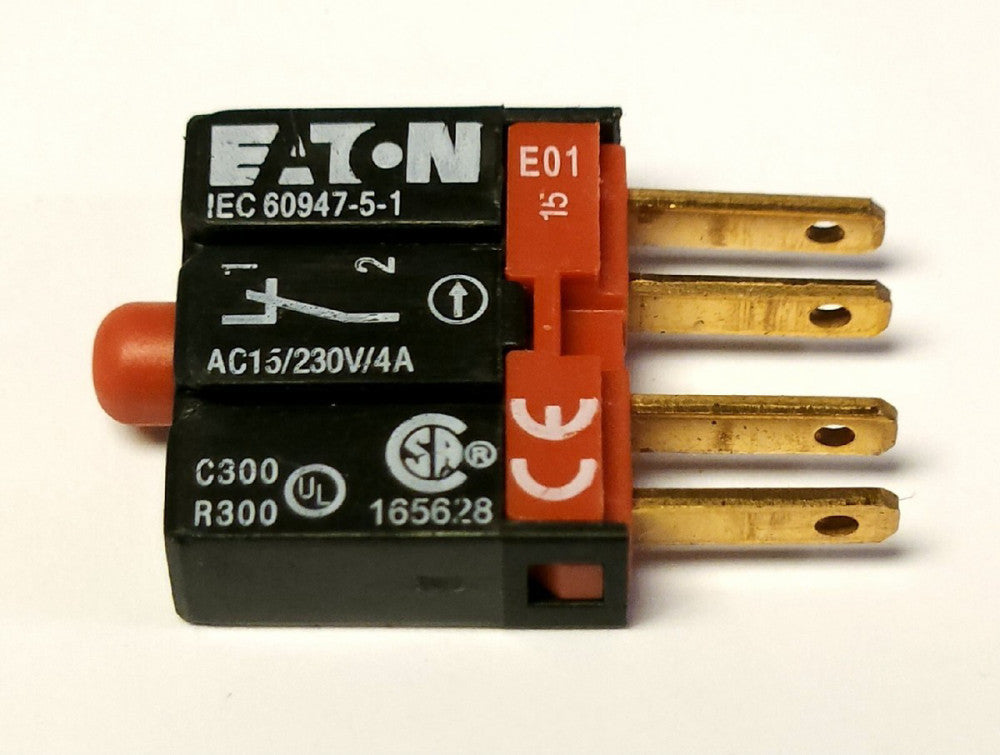 EATON AC15230V4A 230 VAC 4 AMP Miniature Contact Block IEC 60947-5-I C300 R300