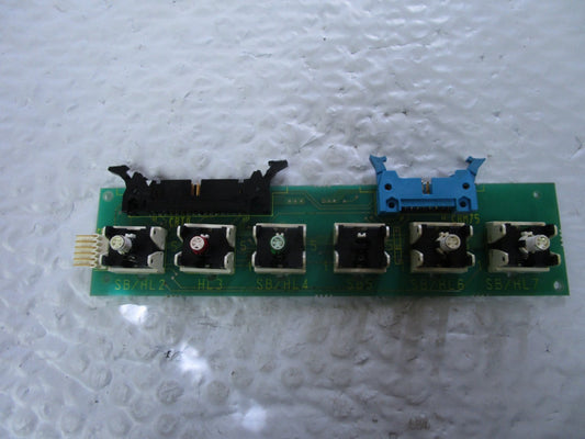 Fanuc A20B-1007-0850/04B Switch Control Board PBC Operator Panel