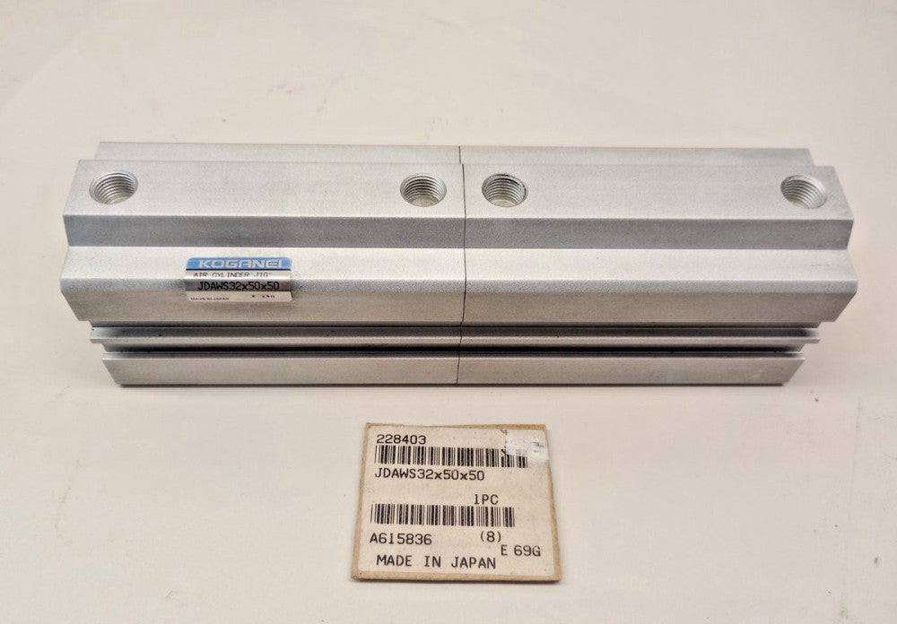 Koganei JDAWS32x50x50 Dual Air Cylinder 32mm bore x 50mm stroke x 50mm stroke