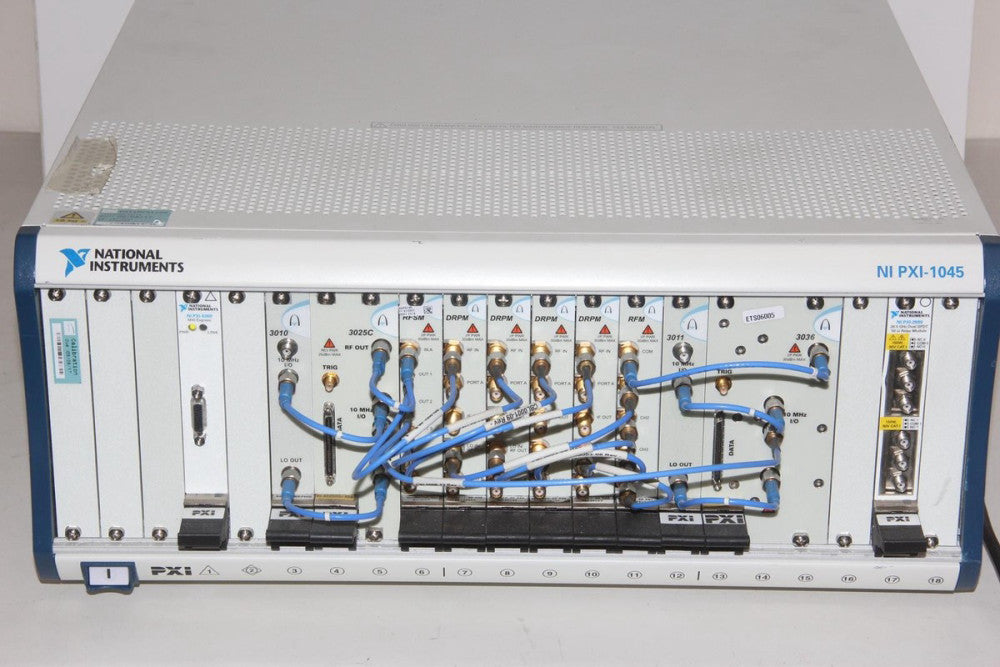 NATIONAL INSTRUMENTS PXI-1045 18-Slot PXI Chassis with 12 Modules
