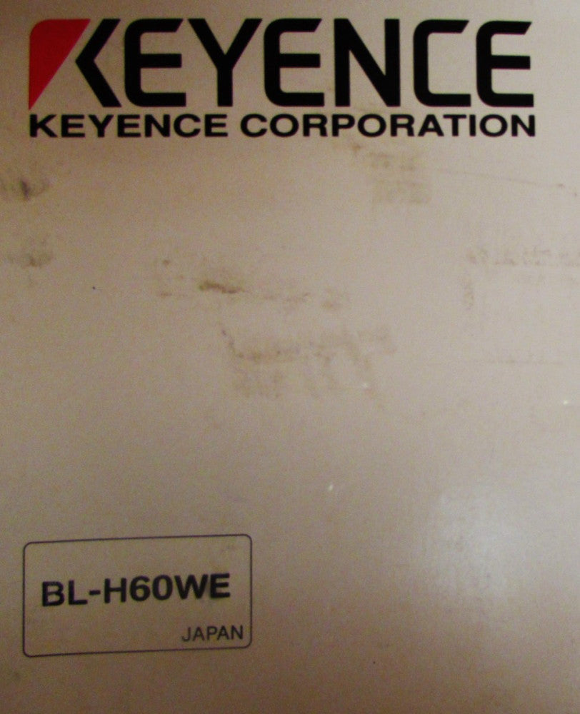 KEYENCE BL H60WE BL 600 Series Laser Bar Code Reader Manual and CD Software