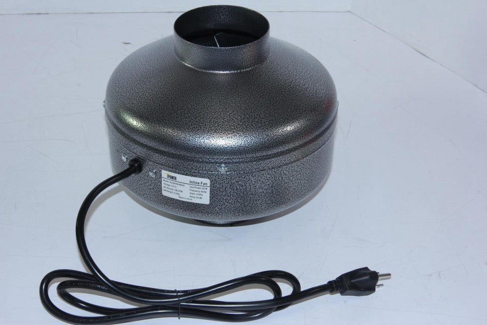 IPOWER GLFANXINLINE4V33 4-Inch 190CFM 65dB Inline Fan with Mounting Bracket