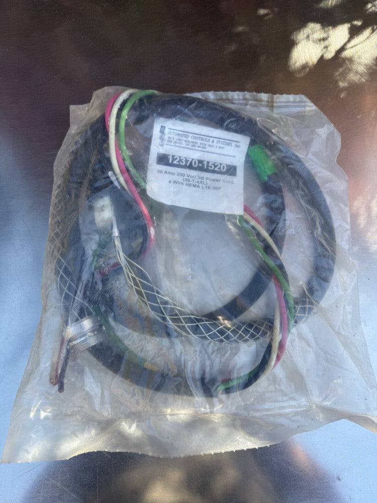 Automated Controls Systems - 12370-1520 - 30 Amps Twist-Lock 4 Wire 250V 3PH NEW