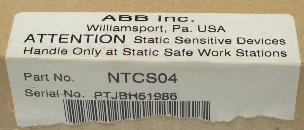 ABB NTCS04 Network 90 BAILEY INFI Terminal Control Module