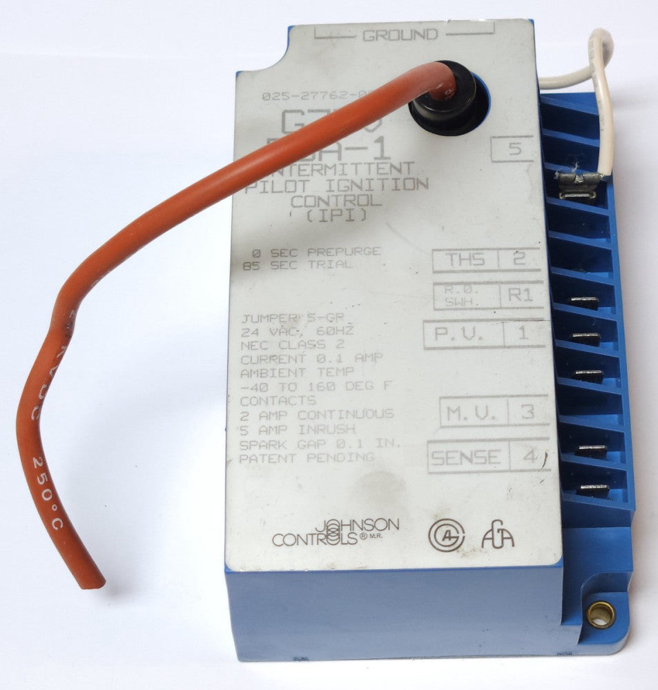 JOHNSON CONTROLS G770 RJA-1 Intermittent Pilot Ignition Control IPI RJA 1