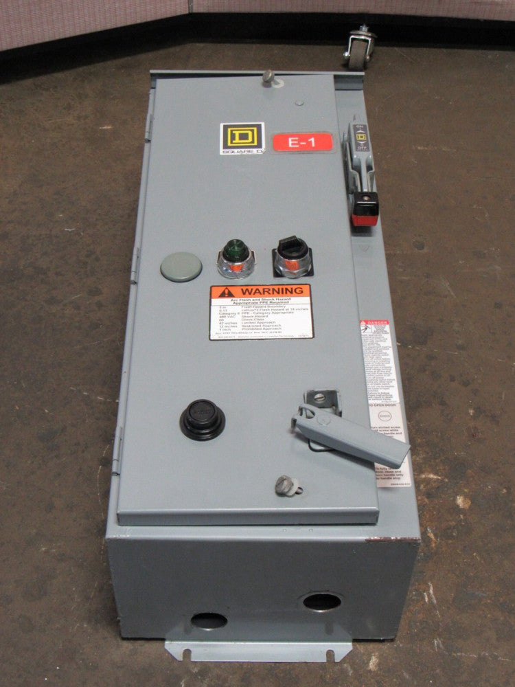 SQUARE D MOTOR STARTER COMBO 8538SDA44V81CFF4H30P45TX22Y74 SZ 2 8536SDO1H30S