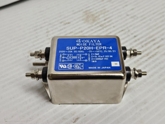 OKAYA NOISE FILTER SUP-P20H-EPR-4 SUPP20HEPR4 - USED