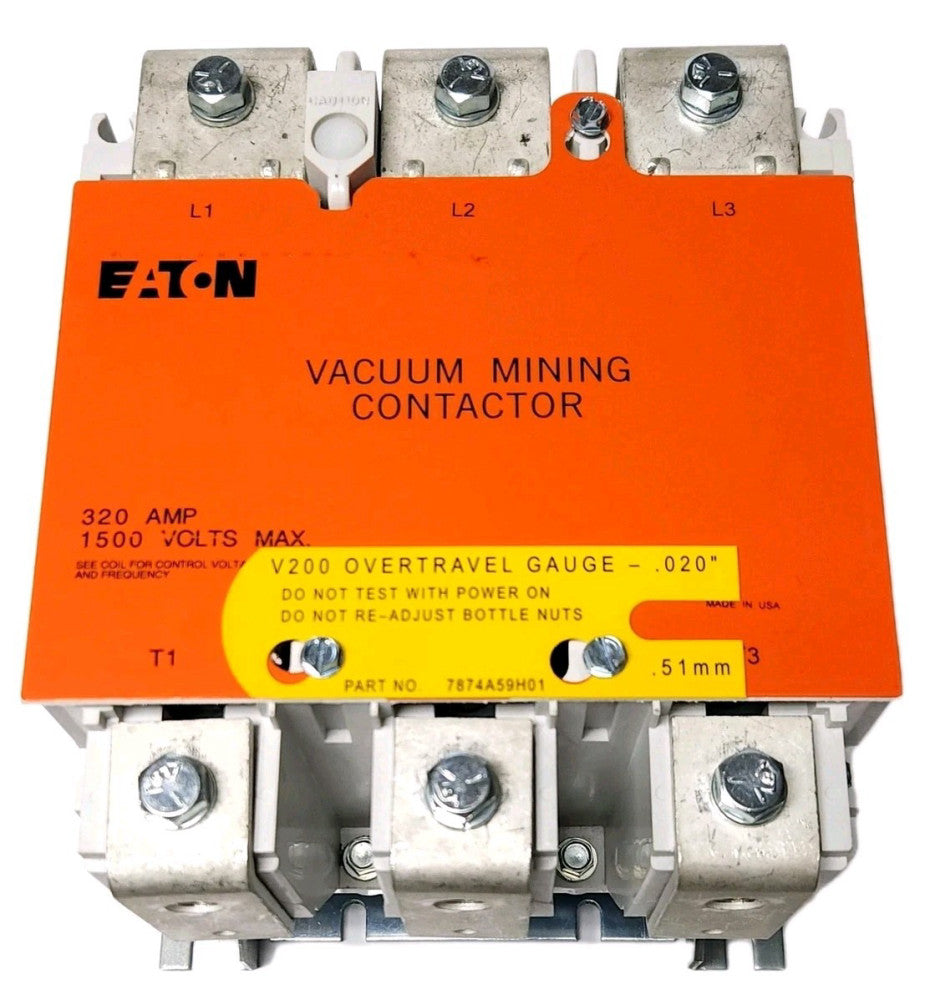 EATON CUTLER HAMMER VM320CJZ1 Size 5 V200 V201 MINING Vacuum Contactor 120 VAC