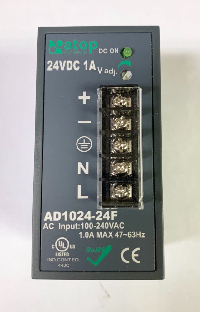 ATOP Technologies AD1024-24F Power Supply Input 100-240 VAC Output 24 VAC 