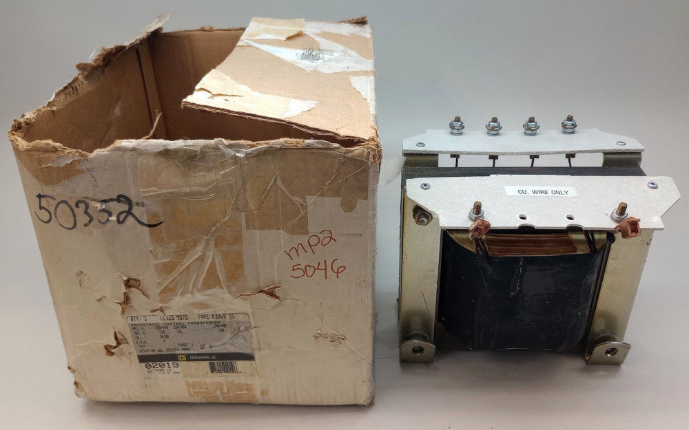 Square D 9070 K3000 D1 Industrial Control Transformer PRI-240/480V SEC-120V