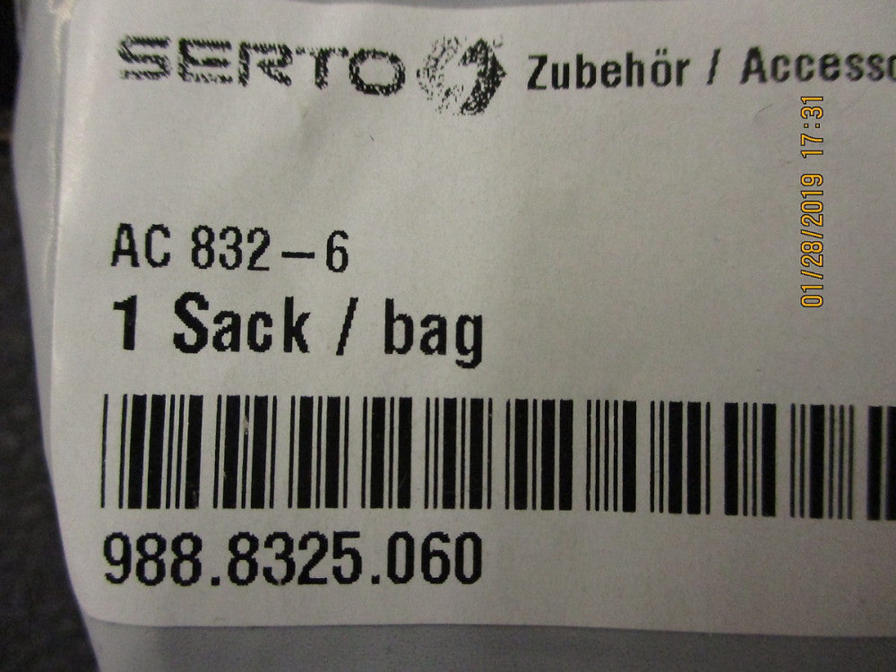 AC 832-6 Serto Bend Clamp, 6 mm BRAND NEW! LOT OF 2