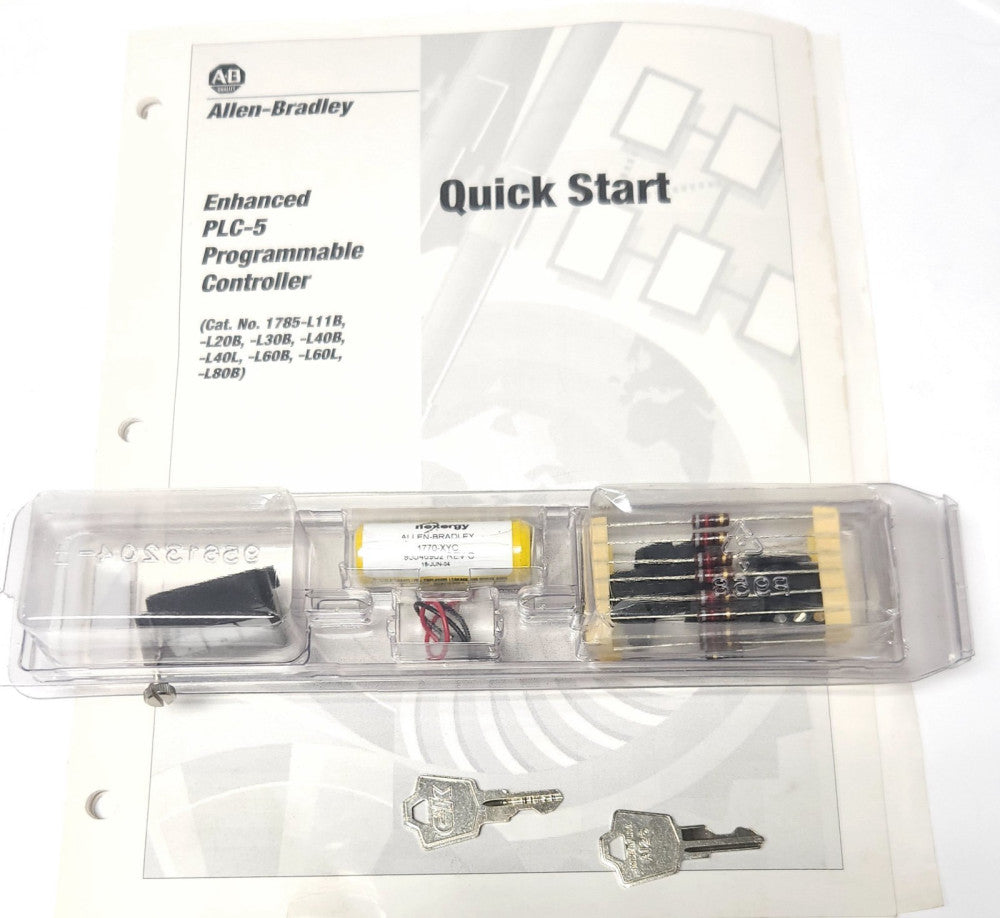 ALLEN BRADLEY 1785 L60B Enhanced PLC-5 Programmable Controller KIT Quick Start