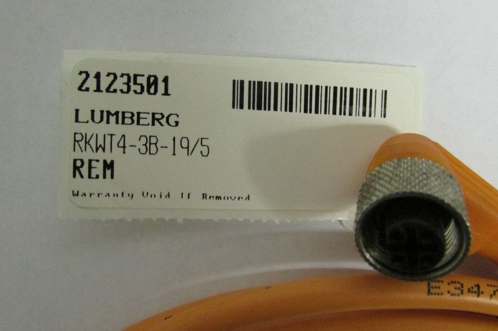 LUMBERG RKWT4 3B 1915 4 Pin Female Cable 