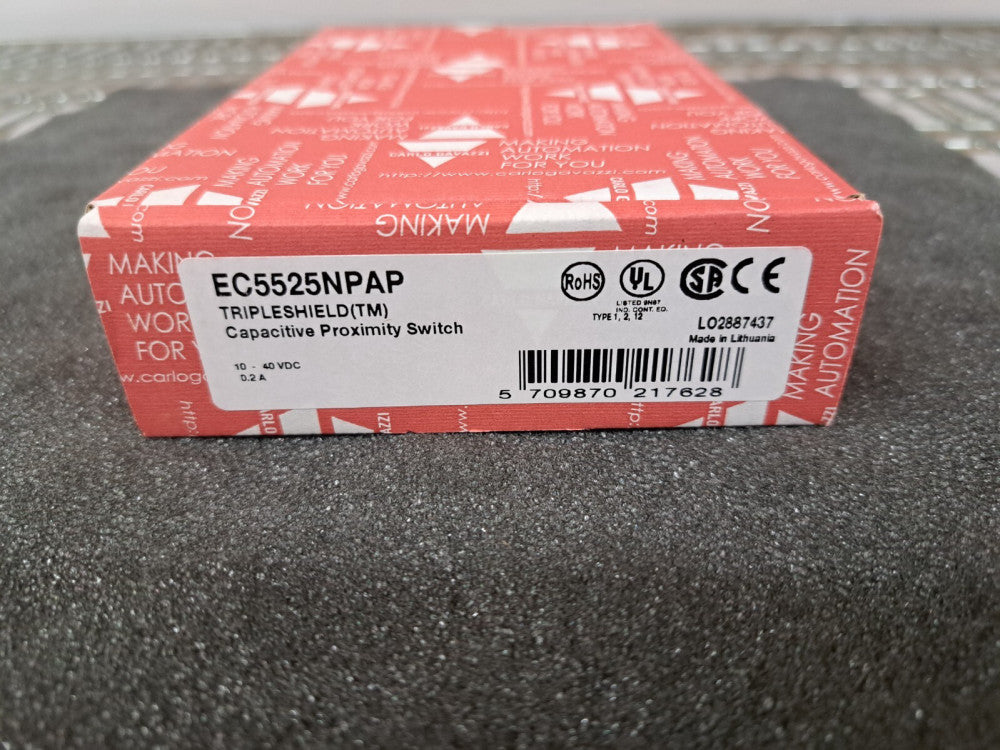 New, Carlo Gavazzi, EC5525NPAP, SENSOR PROX CAPACITIVE 25MM MOD