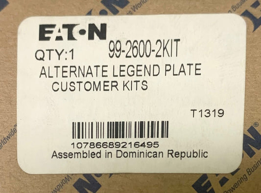 EATON CUTLER HAMMER 99 2600 2 Kit Reverse Forward Fast Slow Open Close Legend