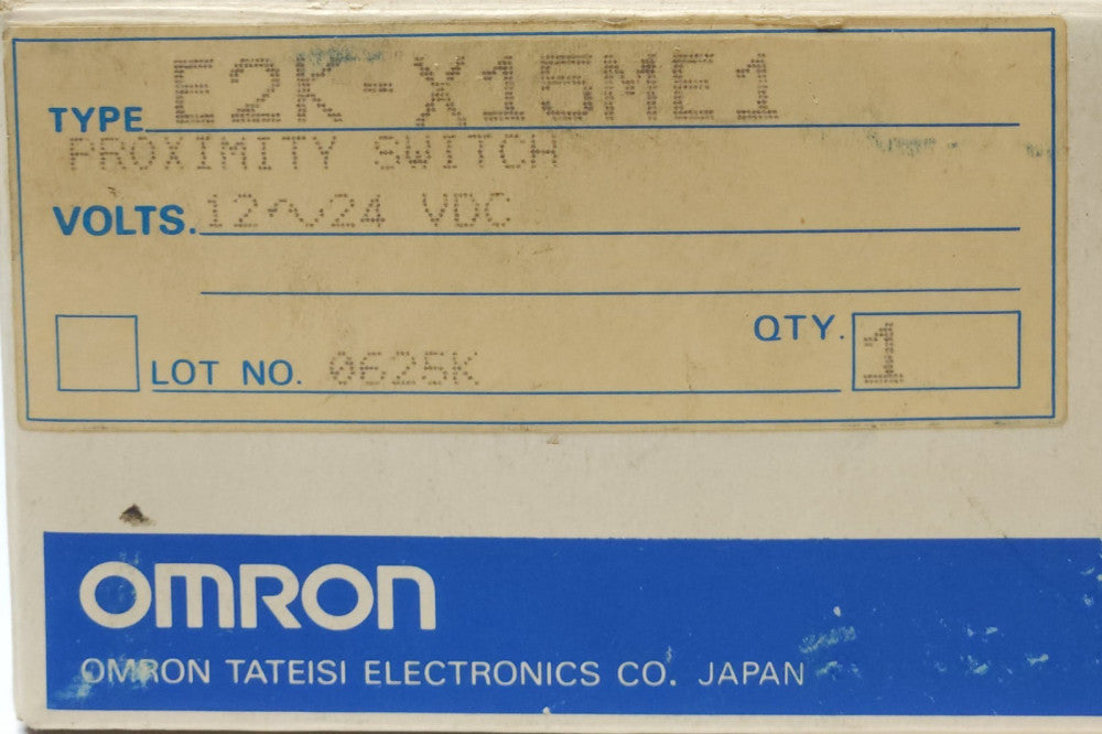 OMRON E2K X15ME1 Capacitive Proximity Sensor Switch 12-24 VDC 200mA