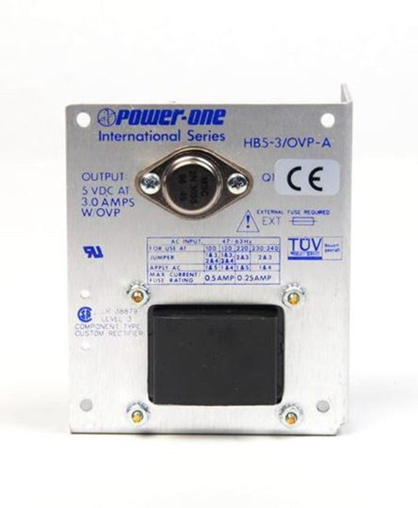 POWER-ONE HB5-3/OVP-A 5VDC 3A Power Supply with Over Voltage Protection "NEW"
