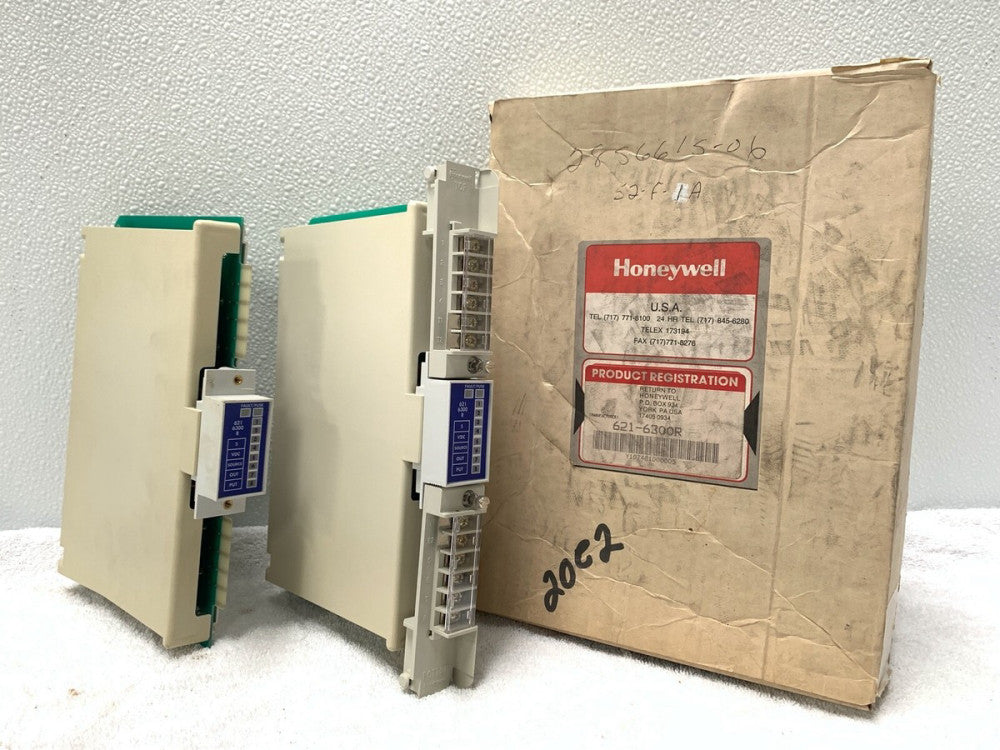 (Lot of 2) Honeywell 621-6300R Output Modules