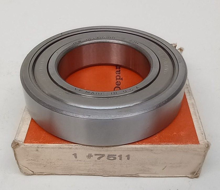 New Departure 7511 Ball Bearing Deep Groove 55X100X21mm Single Shielded