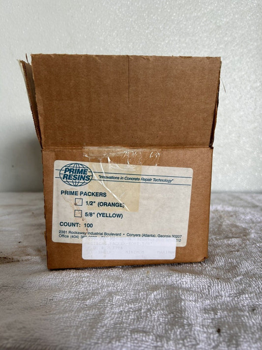 Prime Resins Prime Packers 5/8 Packer Port: 100 Count