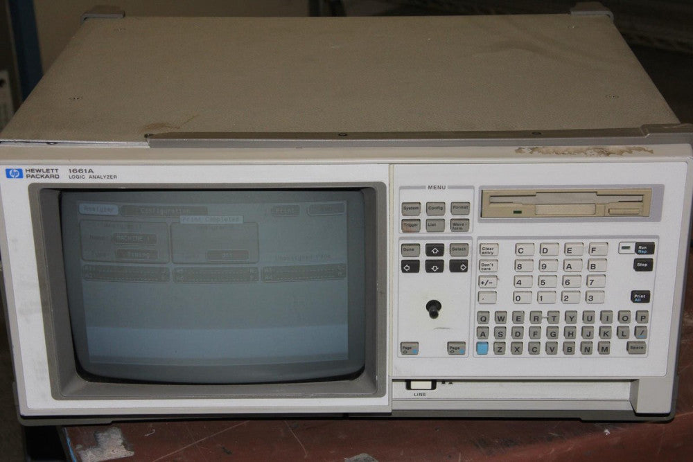 HP HEWLETT PACKARD 1661A Logic Analyzer Fair Condition Good Display