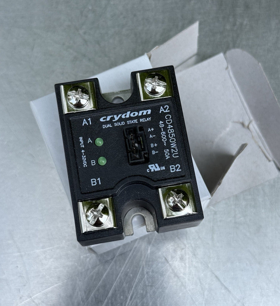 Crydom CD4850W2U Evolution Dual Solid State Relay 48V-600V 50A - New