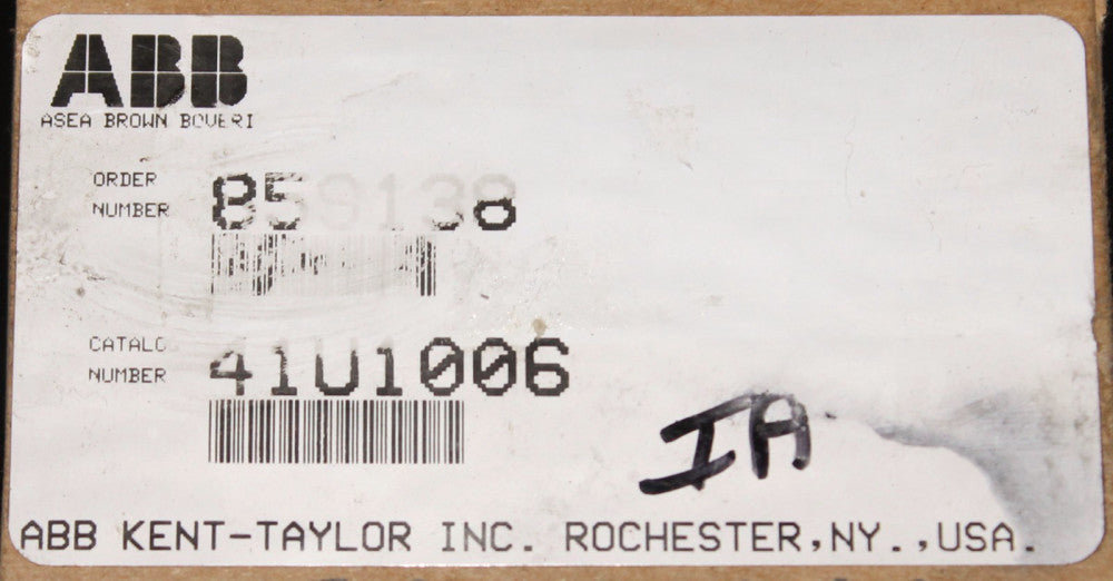 ABB 41U1006 Auto Manual Eletro Pnuematic Switch 14P3330 440R 155S751 TAYLOR GAGE