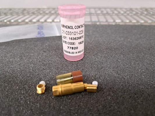 New, Amphenol, 21-033101-029, CONTACT SOCKET COAX SZ 8 CRIMP