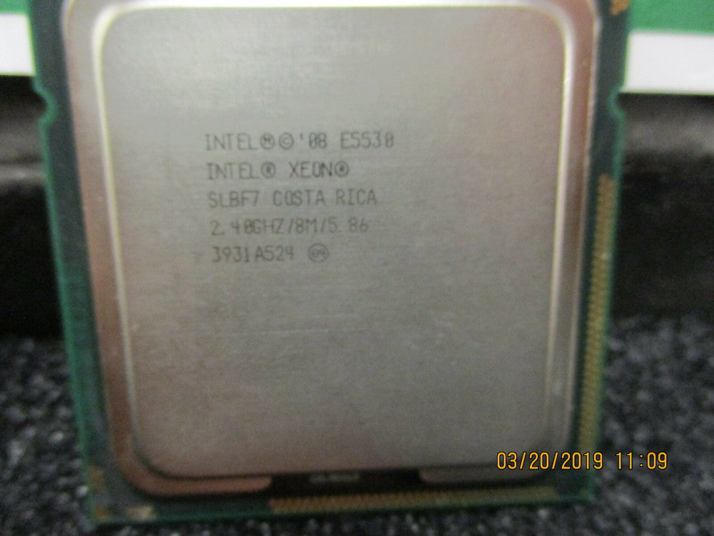 AT80602000792AAS SLBF7 Intel Xeon E5530 Quad Core 2.40GHz 5.86GT/s Clean Pull!