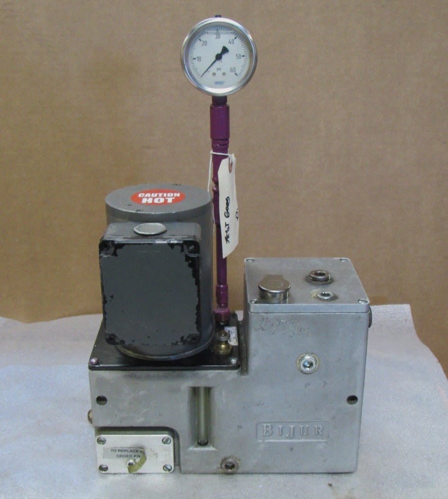 Bijur Lubricator Gear Pump D2553 21844-1 .05 Hp 115V 1 Ph 1425/1725 Rpm - used