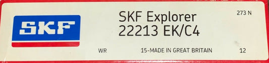SFK Explorer 22213 EK/C4 Spherical Roller Bearing 22213 EK C4