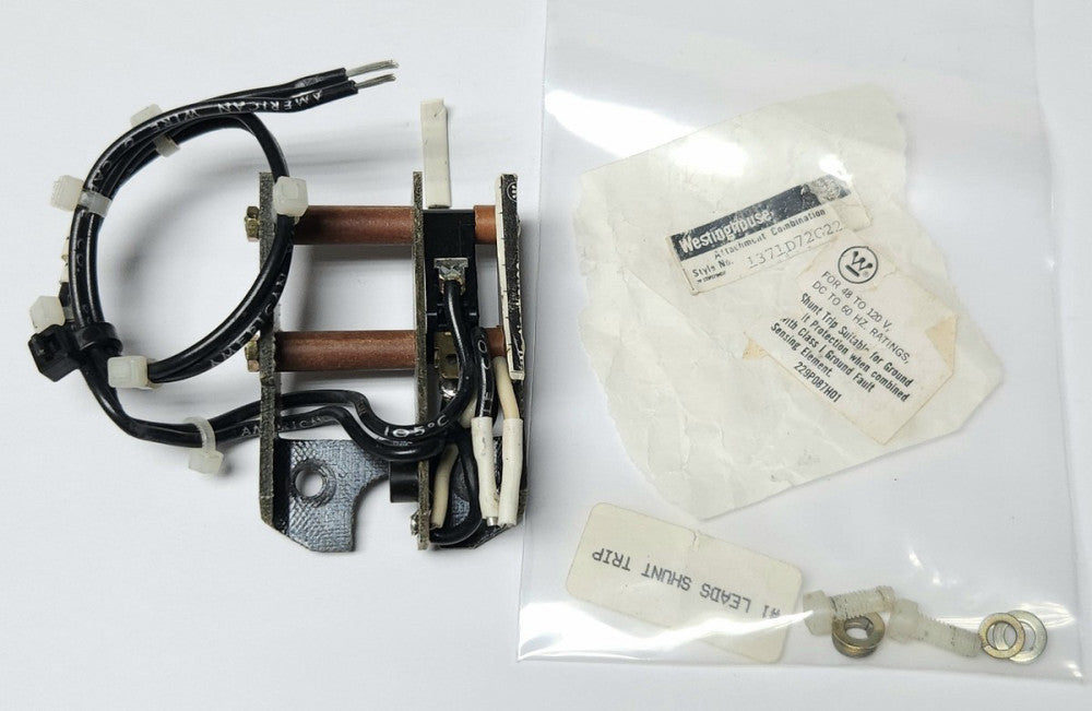 WESTINGHOUSE CUTLER HAMMER 1371D72G22 Type MC HMC 32-120 VAC 48 Vdc Shunt Trip