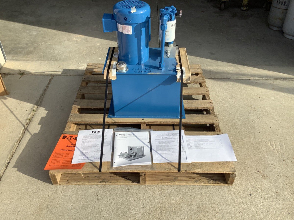 Eaton Vickers Hydrualic Unit 3 Hp Motor.