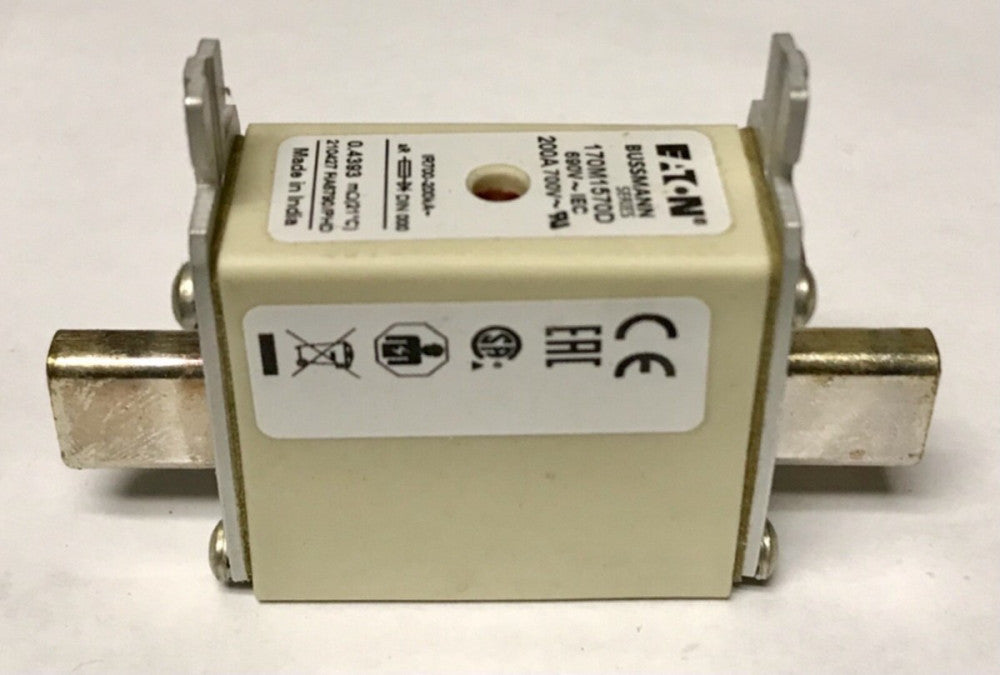 EATON BUSSMANN 170M1570D 200 AMP 690 VAC High Speed Fuse Link IEC60269-4 aR