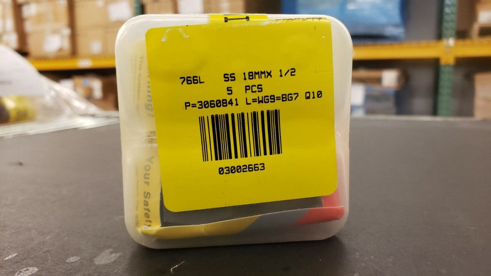 New, Ham-Let, 766L-SS-18MMX1/2, Female Connector