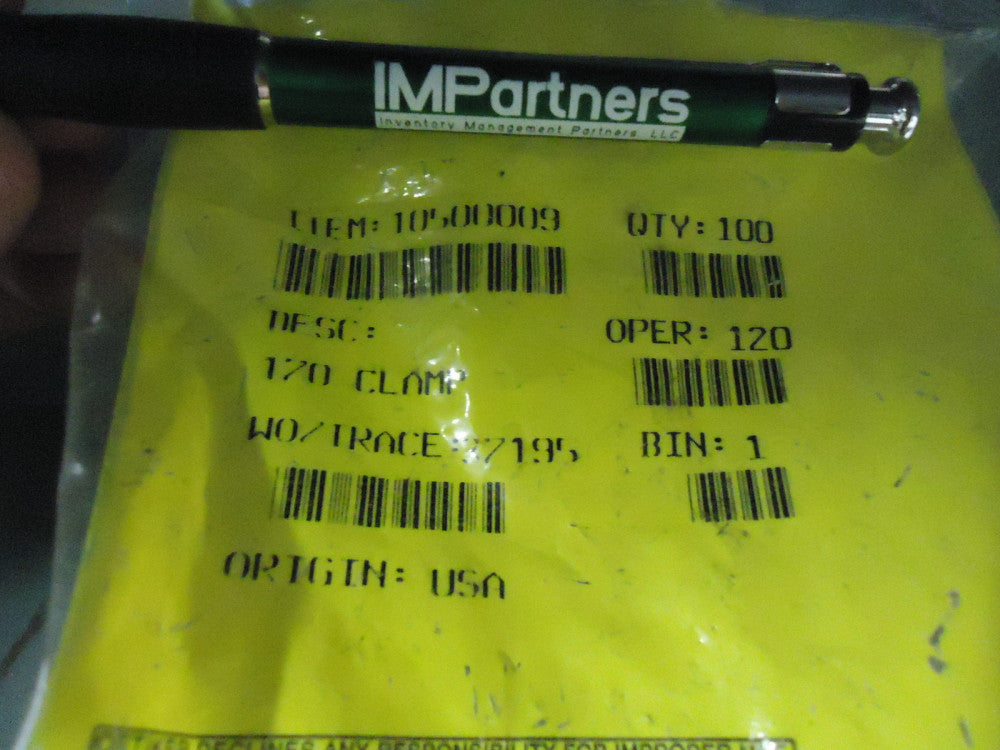 Oetiker 10500009 1-Ear Clamp. Brand New! 100 Pieces!