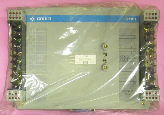 Gould Modicon B101 IO1101 AC 115V Input Output Relay Module 