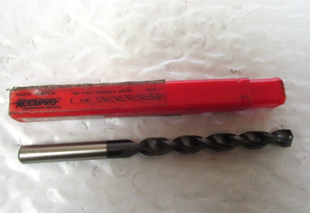 NEW ACCUPRO 5/16" COBALT PARABOLIC JBR DRILL BIT 05927215