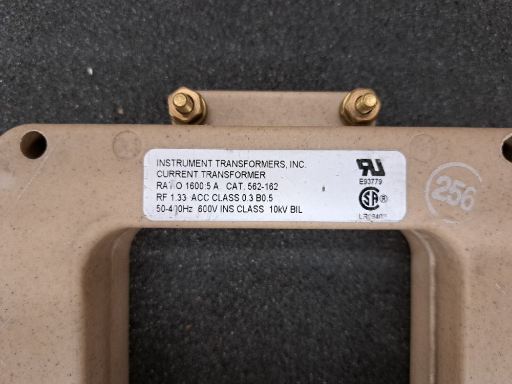 New, Instrument Transformers, 562-162, CT, Indoor, Model: 562, Ratio: 1600:5 A