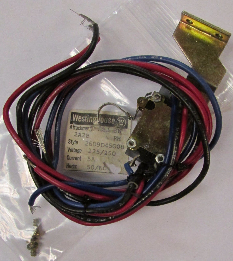 WESTINGHOUSE KB JB Breaker 2A 2B Auxiliary Switch RH 2609D45G08