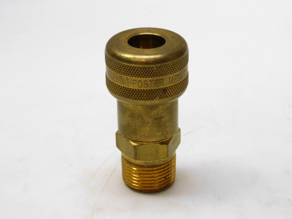 FOSTER 5505 BRASS QUICK CONNECT AIR COUPLER STEEL  3/4" MALE NPTM